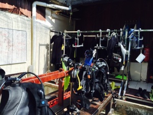 All 'gear'ed-up for Scuba Diving!!! 
